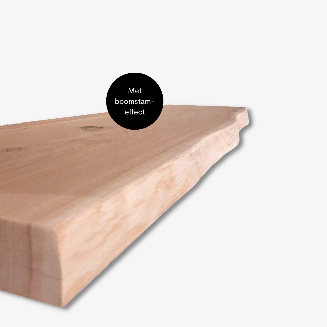 Wandplank Boomstam - Diepte 30 cm - - Robustiek Wonen