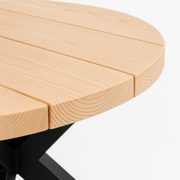 Douglas Ronde Tuintafel op Maat – Stel Zelf Samen