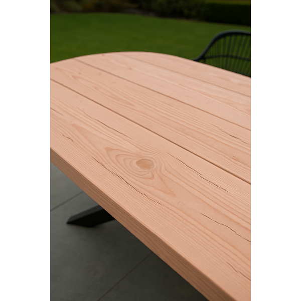 Deens Ovale Douglas Tuintafel op Maat – Stel Zelf Samen